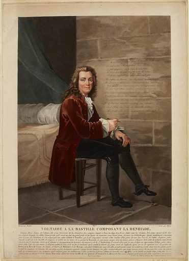 voltaire a bastilleban